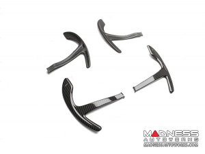 Alfa Romeo Giulia Paddle Shifter Covers - Carbon Fiber